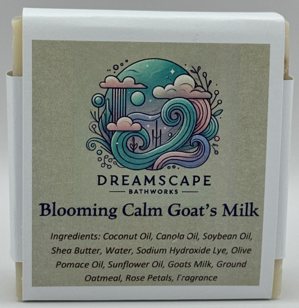 Blooming Calm Goat Milk Bar Soap