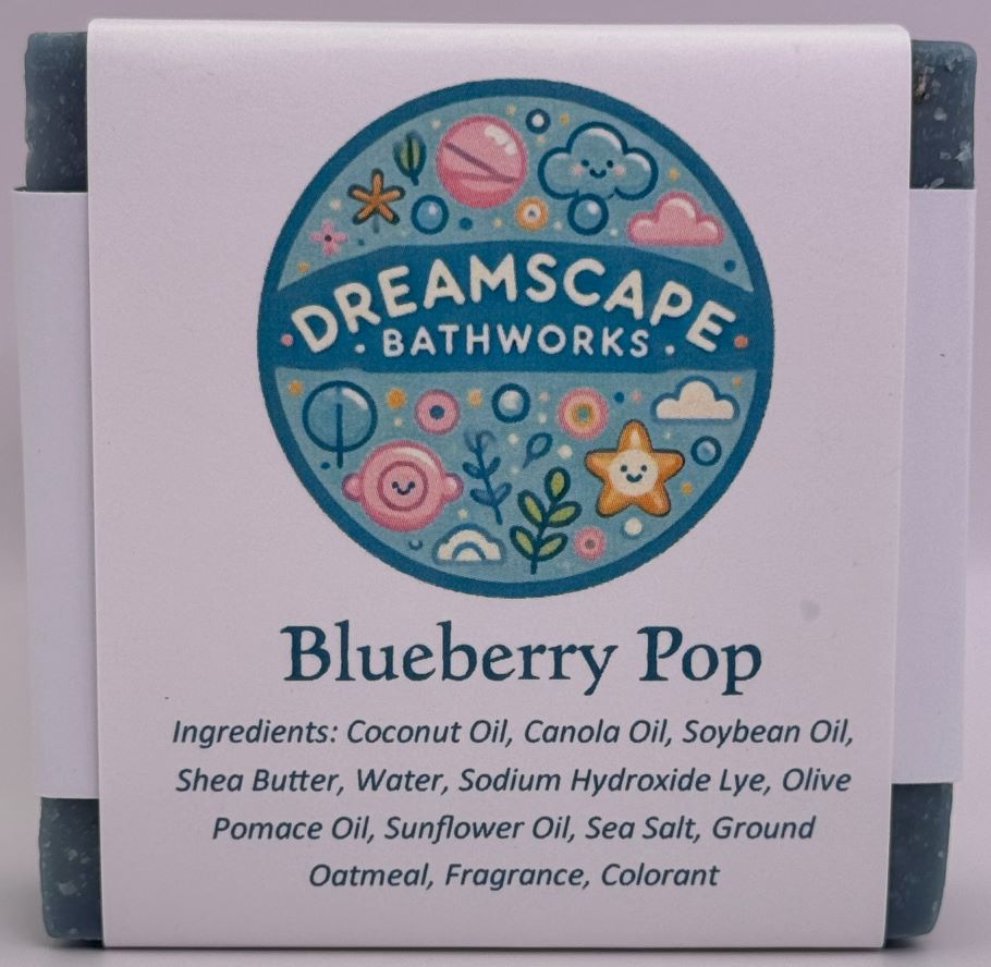 Blueberry Pop Kid's Bar Soap