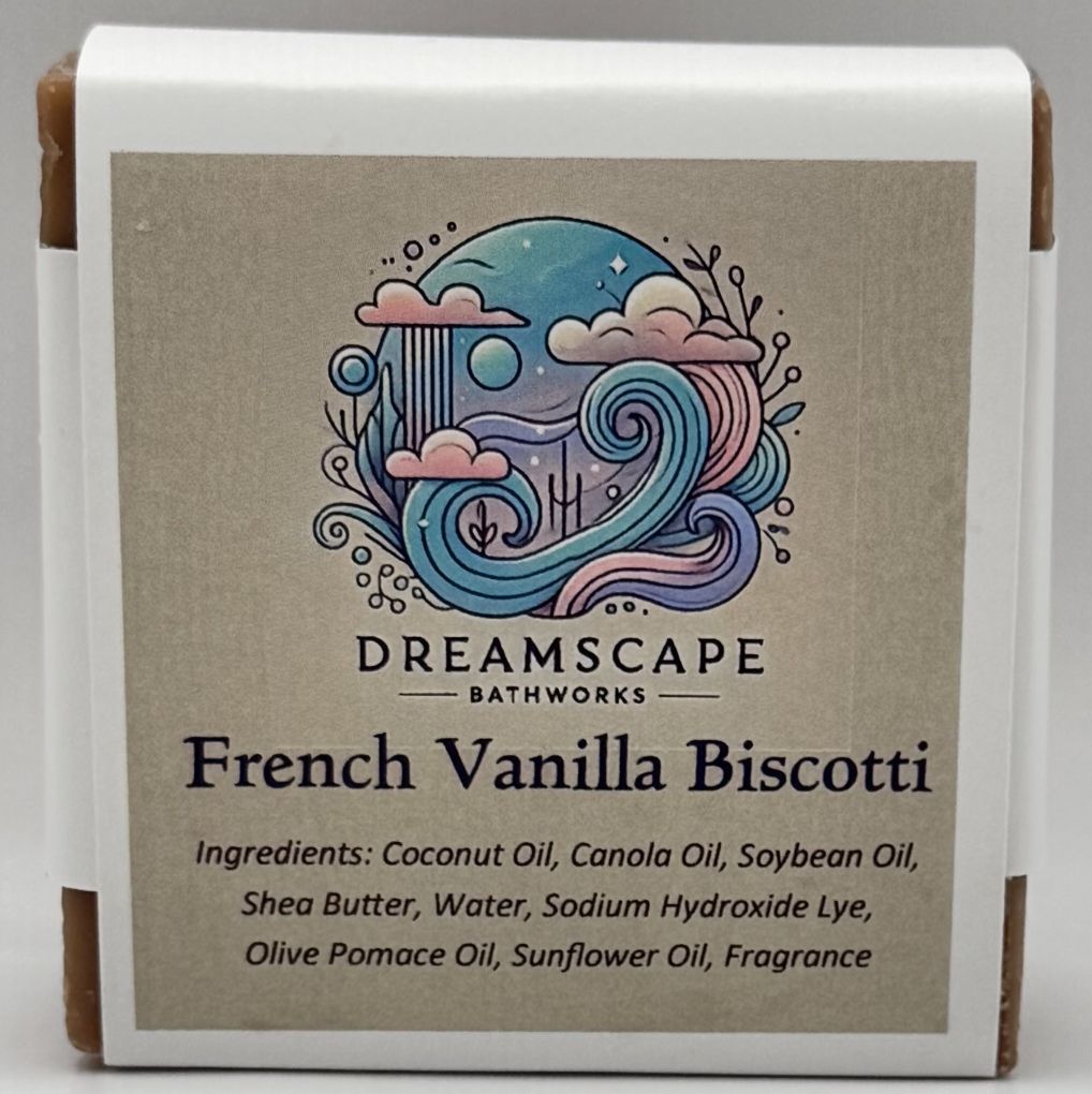 French Vanilla Biscotti Bar Soap