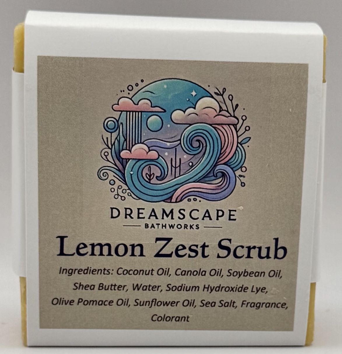 Lemon Zest Scrub Bar Soap