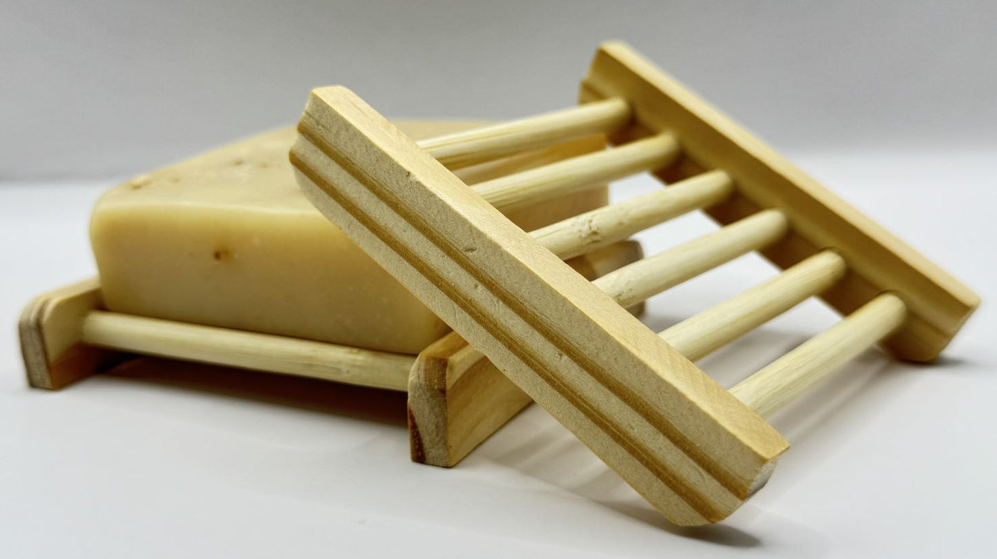 Bamboo Bar Soap Holder