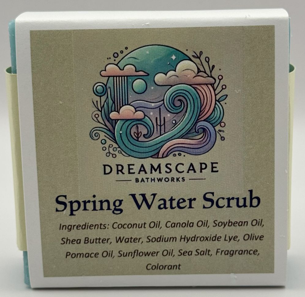 Spring Water Scrub Bar Soap