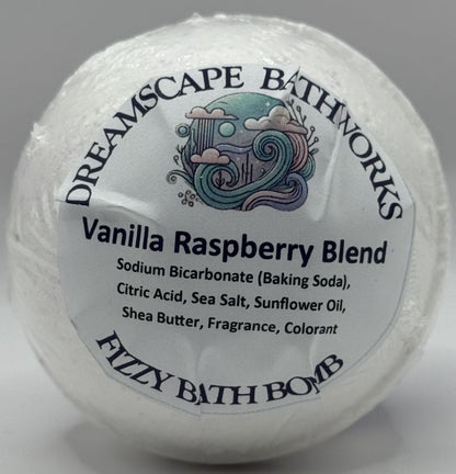 Vanilla Raspberry Blend Bath Bomb