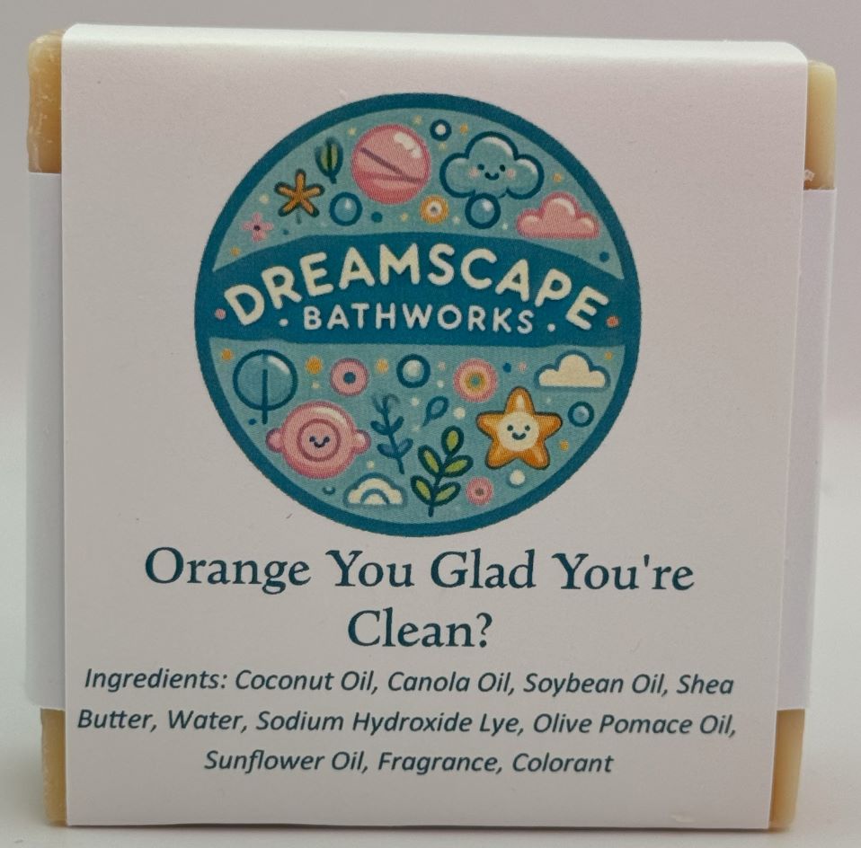 Orange You Glad You're Clean Kid's Bar Soap